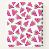 Carnet Motif de pastèque rose personnalisé d'été (Dos)