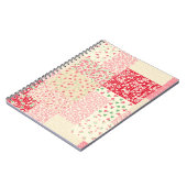 Carnet motif de patchwork abstrait dessiné à la main sans (Côté gauche)