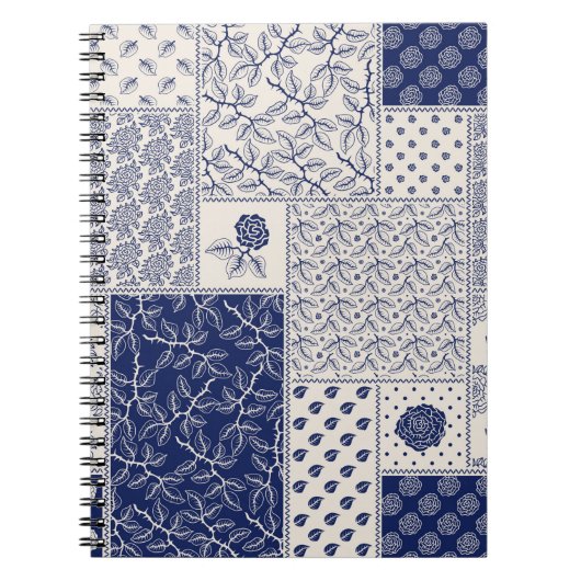 Carnet motif de patchwork Abstrait transparent et délicat (Devant)