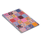 Carnet Motif de patchwork transparent (Côté Droit)