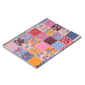 Carnet Motif de patchwork transparent (Côté gauche)