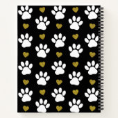 Carnet Motif De Pâtes, Pâtes De Chien, Pâtes Blanches, Co (Dos)