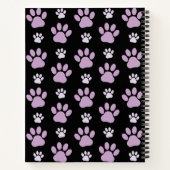 Carnet Motif De Pâtes, Pâtes Lilac, Pâtes De Chien, Empre (Dos)