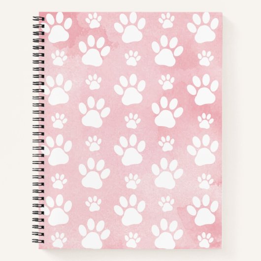 Carnet Motif De Pâtes, Patrouilles Blanches, Aquarelles, (Devant)