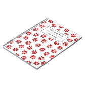 Carnet Motif De Pâtes, Patrouilles De Chien, Paws De Chat (Côté gauche)