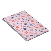 Carnet motif de patte de chien (Côté Droit)
