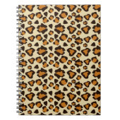 Carnet Motif de peau de guépard (Devant)