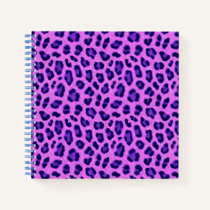 Carnet Motif de peau Poster de animal violet rose