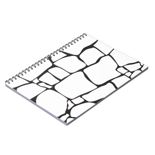 Carnet Motif de pierre abstrait moderne (Côté gauche)