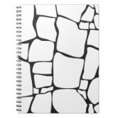 Carnet Motif de pierre abstrait moderne (Devant)