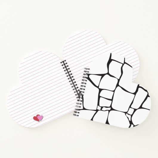 Carnet Motif de pierre abstrait moderne (Intérieur)