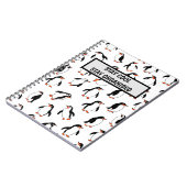 Carnet Motif de pingouin (Côté gauche)