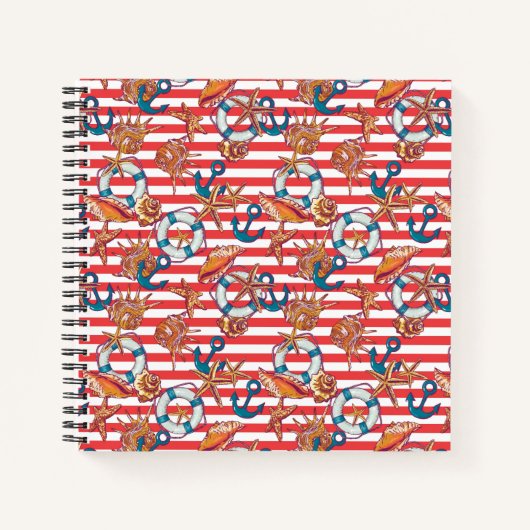 Carnet Motif de plage tendance (Devant)