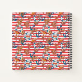 Carnet Motif de plage tendance (Dos)