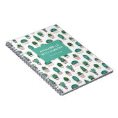 Carnet Motif de plante de cactus (Côté Droit)