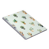 Carnet Motif de plante d'intérieur Botanique Conception d (Côté Droit)