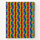 Carnet Motif de poing arc-en-ciel (Dos)