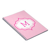 Carnet Motif de point fait sur commande rose Girly de (Côté Droit)