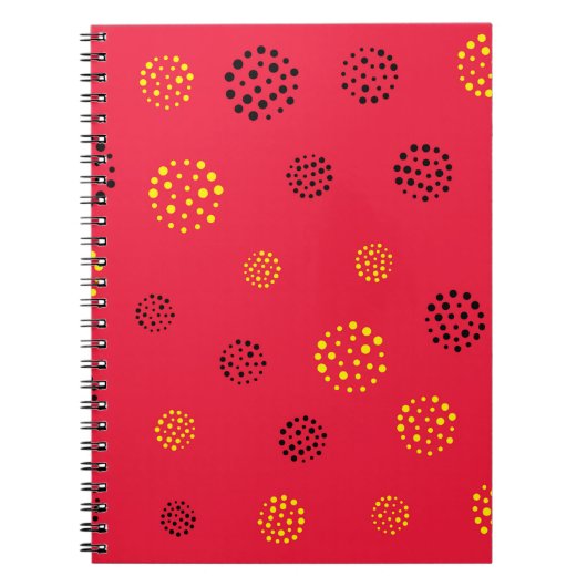 Carnet Motif de points 12 (Devant)