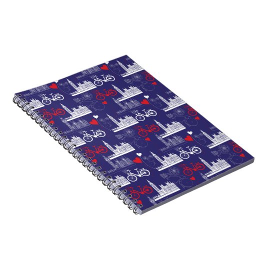 Carnet Motif de points de repère de Londres (Côté Droit)