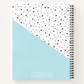 Carnet Motif de points mignons (Dos)