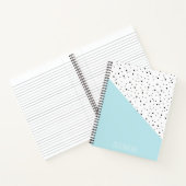 Carnet Motif de points mignons (Intérieur)