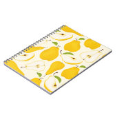Carnet Motif de poire sans couture. Poires différentes fr (Côté gauche)