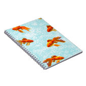 Carnet motif de poisson d'or (Côté Droit)