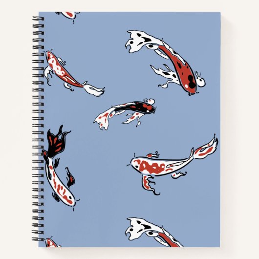 Carnet Motif de poisson Koi Carp (Devant)