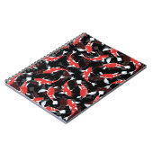 Carnet Motif de poisson Red Koi (Côté gauche)