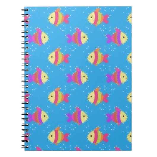 Carnet Motif de poissons (Devant)