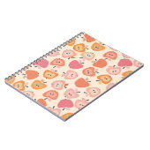 Carnet Motif de pomme rose et orange mignon (Côté gauche)