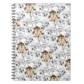 Carnet MOTIF de pop couleur d'art en ligne TAZ™ (Devant)