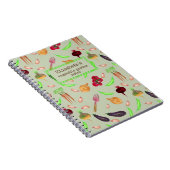Carnet motif de potager personnalisé (Côté Droit)