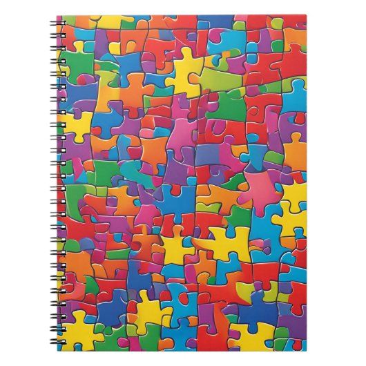 Carnet Motif de puzzle - Pour les esprits créatifs (Devant)