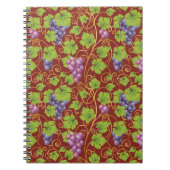 Carnet Motif de raisin (Devant)
