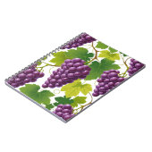 Carnet Motif de raisins (Côté gauche)