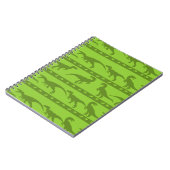Carnet Motif de Raptor Vert (Côté gauche)