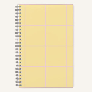 Carnet Motif de rayure verticale à couleur douce Design