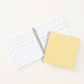 Carnet Motif de rayure verticale couleur douce Design (Intérieur)