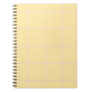 Carnet Motif de rayure verticale de couleur douce Design