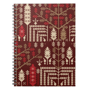 Carnet motif de répétition graphique vintage abstrait