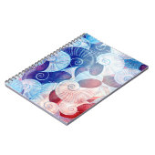 Carnet Motif de scène de coquillages (Côté gauche)