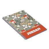 Carnet Motif de scène de ferme mignonne (Côté Droit)