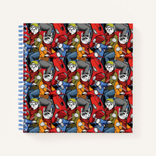 Carnet Motif de Scooter Chats & Chiens