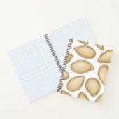 Carnet motif de semences citrouille (Intérieur)