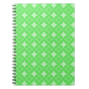 Carnet Motif de shippo vert citron