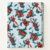 Carnet Motif de singes joueurs du Lotus Blanc (Dos)