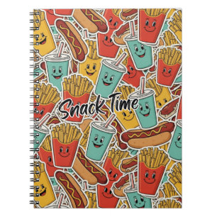 Carnet Motif de snack à emporter - Moment de la collation