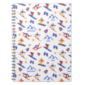 Carnet Motif de snowboard Apex Mountain Canada (Devant)